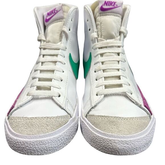 NIKE Blazer Mid '77 Vintage "White/Stadium Green/Picante Red" High top Size 6.5 - Picture 9 of 16